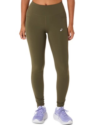 Asics Nagino Run Adjustable Kadın Yeşil Koşu Tayt 2012D137-300