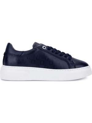 Tamer Tanca Kadın Hakiki Deri Lacivert Sneakers & Spor Ayakkabı 1145 502 Bn Ayk Y26 Lacıvert