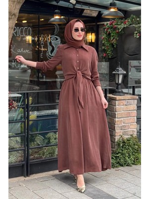 Clande Elbise 2601-5005 Soğan Kabuğu