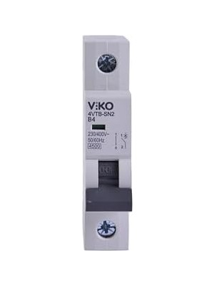 4VTB-1B04 Otomatik Sigorta 4,5ka B Tipi 1 Kutup 04A