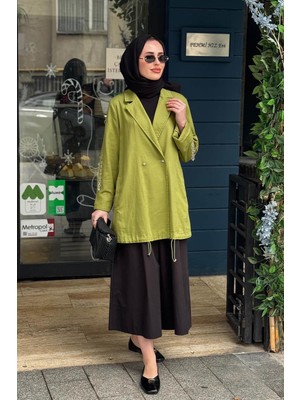 Kayra Ceket KY-B26-73022 Matcha Yeşili