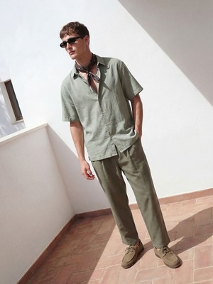 Lcw Vision Haki Baggy Fit Erkek Pantolon