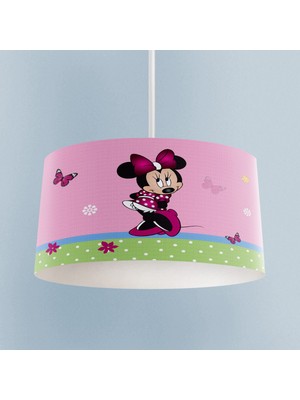 PremiumPort Minnie Maus Desenli Renkli Bebek ve Çocuk Odası Avizesi