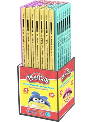 Play-Doh Kurşun Kalem Woodfree Pastel 72 Li PLAY-KK021