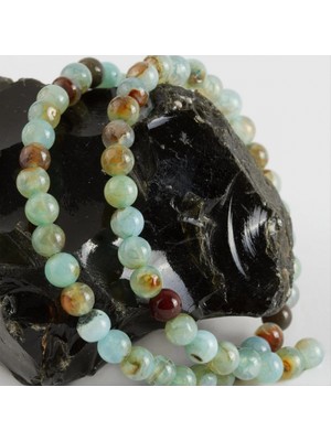 Pileli Store 6 mm Parlak Akik Taşı