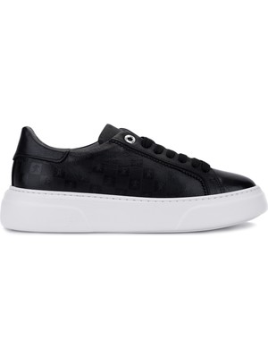 Tamer Tanca Kadın Hakiki Deri Siyah Sneakers & Spor Ayakkabı 1145 502 Bn Ayk Y26 Sıyah