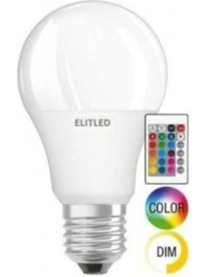 Elitled 9W Rgb Kumandalı LED Ampul