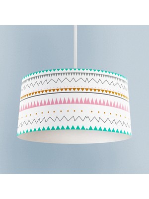 PremiumPort Zikzak Desenli Bebek ve Çocuk Odası Avizesi, Şık ve Modern Tasarım