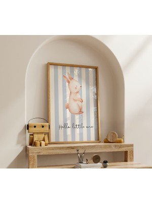 Luxor Pixels (Çerçevesiz) Hello Little One Tavşan Poster
