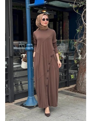 Heddy & Nurcan Çetin Nurcan Çetin Elbise 26131 Kahve