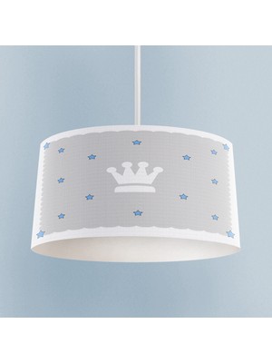 PremiumPort Yıldız ve Kral Tacı Desenli Bebek ve Çocuk Odası Avizesi