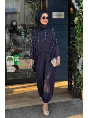 Moor Pantolonlu Takım 26S4056 Lacivert