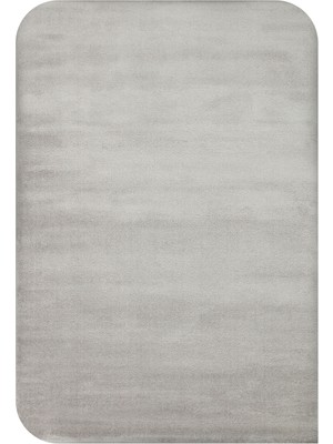 Cool Halı Açık Gri Kalın Yumuşak Düz Amorf Geometrik Şekilli Giriş Antre Giyinme Yatak Çocuk Oda Halısı