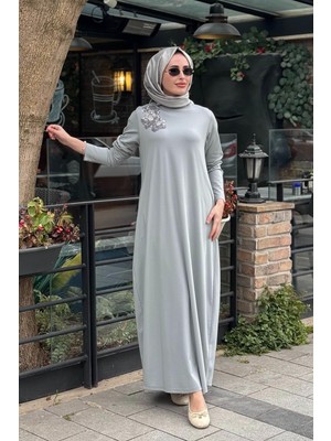 Heddy & Nurcan Çetin Nurcan Çetin Elbise 26126 Gri