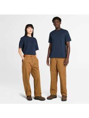 Timberland Washed Duck Canvas Carpenter Erkek Sarı Pantolon.-