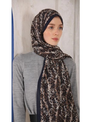 Aminenesil Leopar Desen Neva Şal