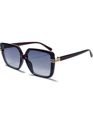 Toz Vintage Zanirae Bordo Çerçeve Polarize Cam Vintage & Retro Unisex Güneş Gözlüğü