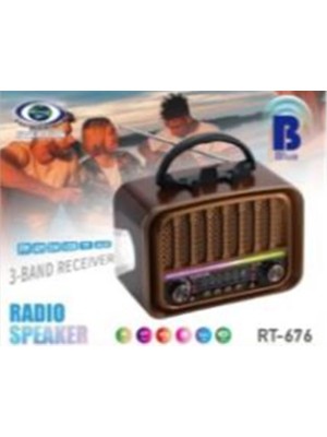 Everton RT-676  Bluetooth (Rgb) Fenerli Usb-Micro Sd Nostaljik Radyo
