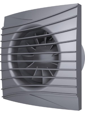 Ayas Havalandırma Ayas 100 mm (10 Cm) Sessiz Klapeli Banyo Fanı (Sılent Dark Metal 4c)