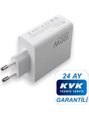 Xiaomi 120W (Watt) Typ-C Hızlı Şarj Aleti Adaptörü Kablo Seti %100 Orijinal ( Kvk Teknik Servis Garantili )