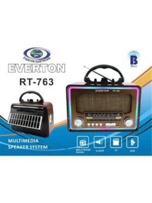 Everton RT-763  Bluetooth Usb-Micro Sd Nostaljik Radyo