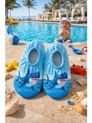 Pico Baby Kaydırmaz Taban / Unisex Bebek Çocuk Deniz Ayakkabısı / Havuz Patiği