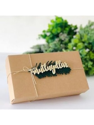 Keçe Süs, Çam Yaprağı, 12X4,5 cm 3 Adet Yeşil