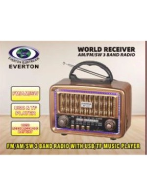 Everton RT-683  Bluetooth Usb-Micro Sd Nostaljik Radyo