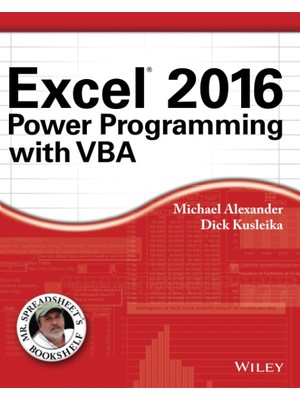 Excel 2016 Power Programming With Vba
