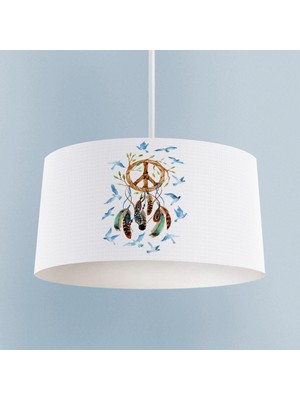 PremiumPort Kuş Desenli Bebek ve Çocuk Odası Avizesi, Şık ve Renkli Aydınlatma