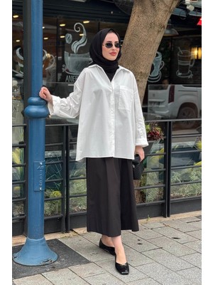 Qooq Holy Gömlek 26SS217 Beyaz