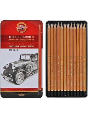 Koh-i-Noor Koh-I Noor Set Of Gaphite Pencils 1512 N