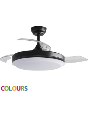Colours Stars Bellatrıx 42 Inch 28W+35 W LED Dc Motor Tavan Vantilatörü