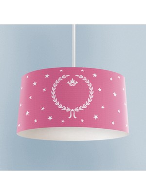 PremiumPort Pembe Başak Desenli Bebek ve Çocuk Odası Avizesi