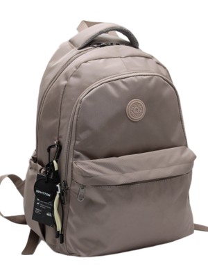 Bevitton Su Geçirmez Kumaş Moden Okul Çantası Vizon Unisex Okul Sırt Çantası 2200