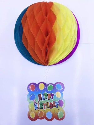 Midas Toptan Home Happy Birthday Kağıt Süsü 55 cm