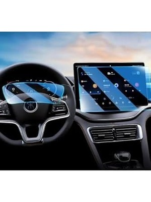 Byd Seal U Dm I 2024 2025 Model Navigasyon ve Dijital Gösterge Uyumlu Set 9h Ekran Koruyucu