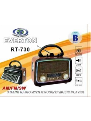 Everton RT-730 Bluetooth Usb-Micro Sd Saatli Nostaljik Radyo