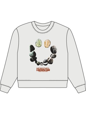 Herschel | Baskılı Kadın Pamuklu Sweatshirt