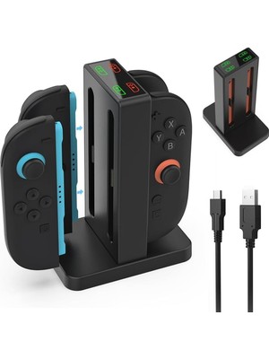Switch 2 Için Joycon Şarj Istasyonu