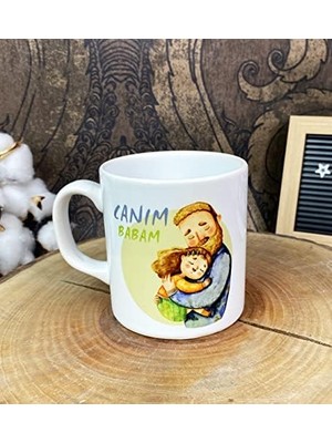 Canım Babam Tasarımlı Kupa Bardak
