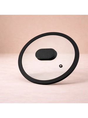 Lavonni 24 cm Silikon Cam Kapak - Siyah