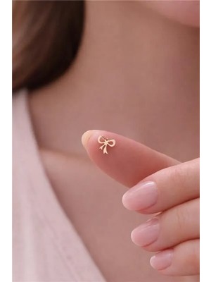 Yavuz Kuyumculuk 14 Ayar Altın Kurdele Kolye Ucu