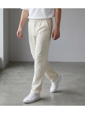 Genie Man Erkek Baggy Yazlık Krem Pantolon