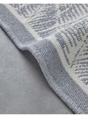 Leaves Dokuma Kilim Gri