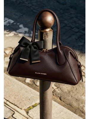 Black Ribbon Swan Tote Bag