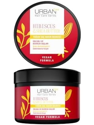 Twisted Curls Hibiscus & Shea Butter Kıvırcık ve Dalgalı Saçlara Özel Yoğun Saç Bakım Maskesi 230 Ml- Vegan