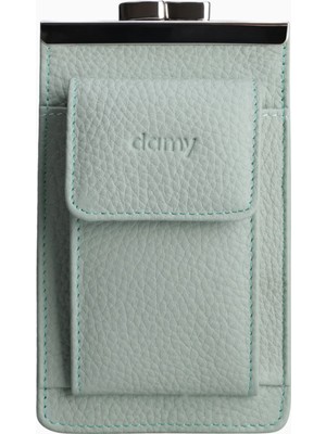 Damy Hakiki Deri Unisex Kartlıklı Sigaralık 701 - Yeşil