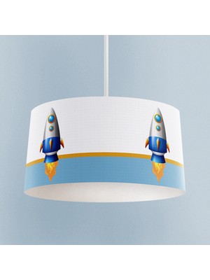 PremiumPort Gezegen ve Uzay Temalı Bebek ve Çocuk Odası Avizesi