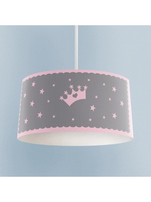 PremiumPort Yıldız Desenli Çerçeveli Bebek ve Çocuk Odası Avizesi